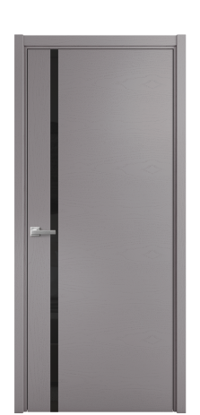 Дверь межкомнатная Vetro 13 Цвет Ясень Ирис Покрытие Шпон крашеный  Наличник L 50 Цена 48025