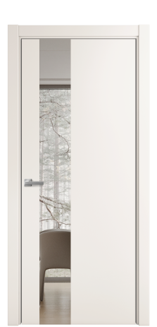 Дверь межкомнатная Ветро 14 Цвет Молочный Покрытие Эмаль  Наличник L 75 Цена 45575