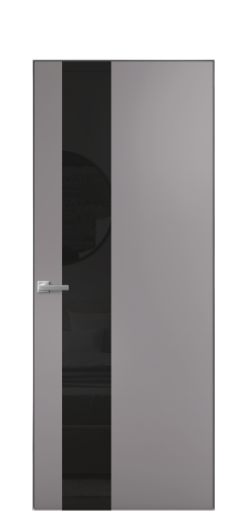 Дверь межкомнатная Ветро 14 Цвет Ирис Покрытие Эмаль  Наличник Скрытый короб хром Цена 45550