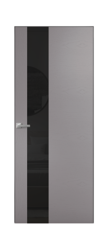 Дверь межкомнатная Ветро 14 Цвет Ясень Ирис Покрытие Шпон крашеный  Наличник Скрытый короб хром Цена 47850