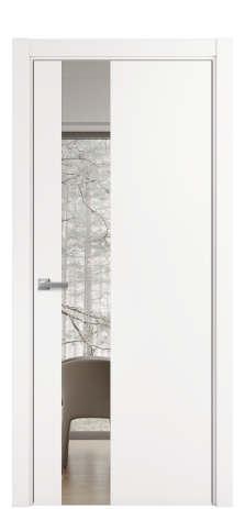 Дверь межкомнатная Ветро 14 Цвет Вайт Покрытие ПВХ SOFT (ПЭТ) Наличник L 75 Цена 8700