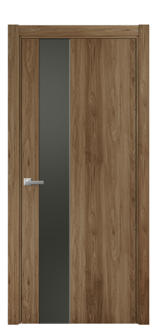 Дверь межкомнатная Ветро 14 Цвет Орех классический Покрытие ПВХ ПОД ДЕРЕВО Наличник L 75 Цена 8700