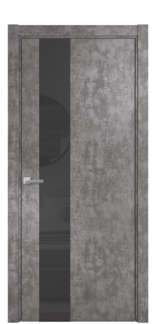 Дверь межкомнатная Vetro 14 Цвет Айс какао Покрытие ПВХ ФАКТУРНЫЕ Наличник L 75 Цена 34100