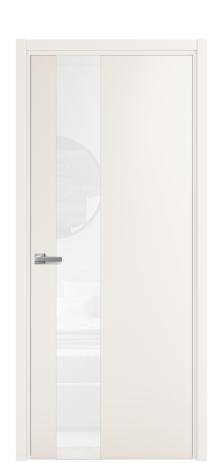 Дверь межкомнатная Ветро 14 Цвет Молочный Покрытие Эмаль  Наличник L 50 Цена 45575