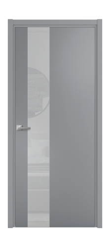 Дверь межкомнатная Ветро 14 Цвет Гриджио Покрытие Эмаль  Наличник L 50 Цена 47823