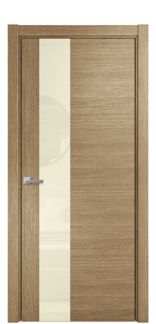 Дверь межкомнатная Vetro 14 Цвет Дуб Янтарь Покрытие Шпон масло  Наличник L 75 Цена 54275