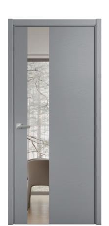 Дверь межкомнатная Vetro 14 Цвет Ясень Гриджио Покрытие Шпон крашеный  Наличник L 50 Цена 48775