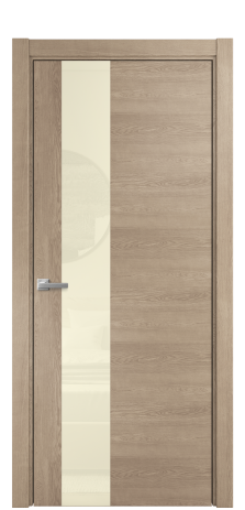 Дверь межкомнатная Vetro 14 Цвет Дуб Песочный Покрытие Шпон натуральный  Наличник L 75 Цена 51150