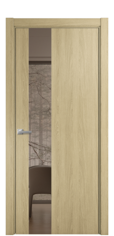 Дверь межкомнатная Vetro 14 Цвет Maderaira oak amber Покрытие ПВХ WOOD NATURAL Наличник L 75 Цена 31325
