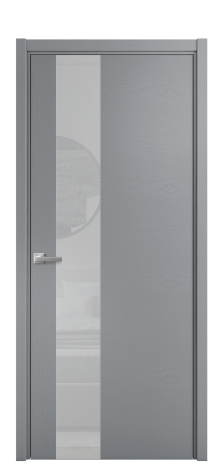 Дверь межкомнатная Vetro 14 Цвет Ясень Гриджио Покрытие Шпон крашеный  Наличник L 50 Цена 48775