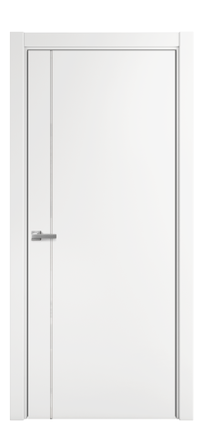 Дверь межкомнатная Vetro 17 Цвет Белый Покрытие Эмаль  Наличник L 75 Цена 38865