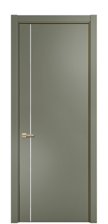 Дверь межкомнатная Ветро 17 Цвет Зеленый Покрытие ЭМАЛИ Эмаль Наличник  L 75 Цена 49464