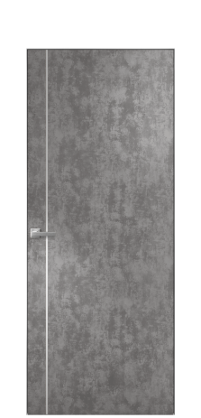 Дверь межкомнатная Slot 10-011 Цвет Ice cacao Покрытие ПВХ ORIGINAL Наличник Скрытый короб хром Цена 36910