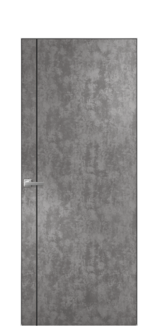 Дверь межкомнатная Slot 10-011 Цвет Ice cacao Покрытие ПВХ ORIGINAL Наличник Скрытый короб хром Цена 36910