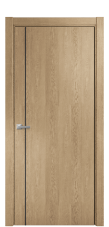 Дверь межкомнатная Slot 10-011 Цвет Дуб Светлый Покрытие Шпон натуральный  Наличник L 75 Цена 48000