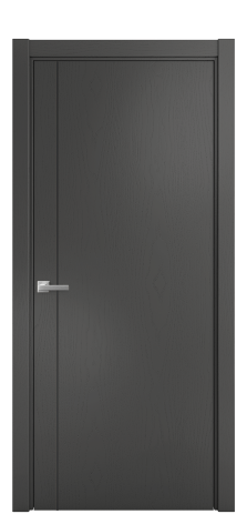 Дверь межкомнатная Slot 10-011 Цвет Ясень Антрацит Покрытие Шпон крашеный  Наличник L 75 Цена 44475