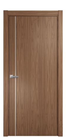 Дверь межкомнатная Слот 10-011 Цвет Американский Орех Покрытие Шпон натуральный  Наличник L 75 Цена 51900