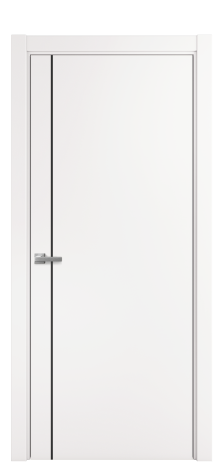 Дверь межкомнатная Слот 10-011 Цвет Вайт Покрытие ПВХ SOFT (ПЭТ) Наличник L 75 Цена 8700