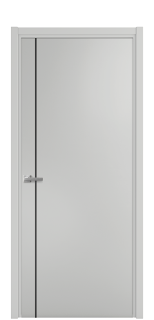 Дверь межкомнатная Slot 10-011 Цвет Телегрей Покрытие Эмаль  Наличник L 50 Цена 41275