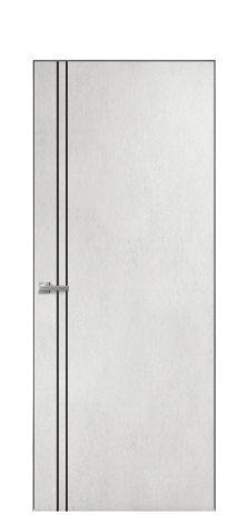 Дверь межкомнатная Slot 10-012 Цвет Бетон известковый Покрытие ПВХ ORIGINAL Наличник Скрытый короб хром Цена 36910