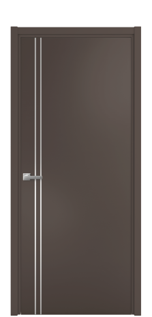Дверь межкомнатная Slot 10-012 Цвет Коричневый Покрытие Эмаль  Наличник L 50 Цена 41525
