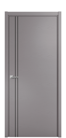 Дверь межкомнатная Slot 10-012 Цвет Ясень Ирис Покрытие Шпон крашеный  Наличник L 50 Цена 44875