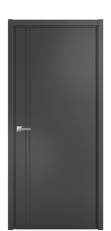 Дверь межкомнатная Slot 10-012 Цвет Ясень Антрацит Покрытие Шпон крашеный  Наличник L 50 Цена 44875