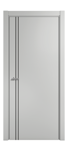 Дверь межкомнатная Slot 10-012 Цвет Телегрей Покрытие Эмаль  Наличник L 75 Цена 41525