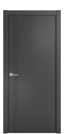 Дверь межкомнатная Slot 10-012 Цвет Ясень Антрацит Покрытие Шпон крашеный  Наличник L 75 Цена 44475