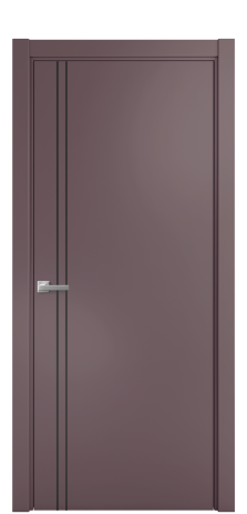 Дверь межкомнатная Слот 10-012 Цвет Лиловый Покрытие Эмаль  Наличник L 75 Цена 39408