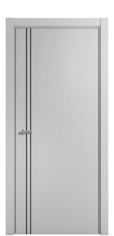 Дверь межкомнатная Слот 10-012 Цвет Ясень Телегрей Покрытие Шпон крашеный  Наличник L 75 Цена 44475