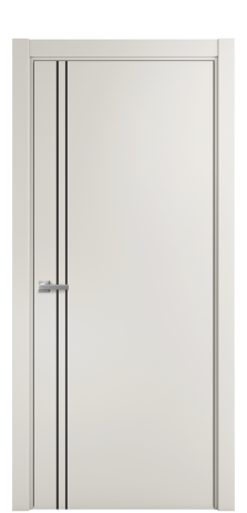 Дверь межкомнатная Слот 10-012 Цвет Лайт Грей Покрытие ПВХ SOFT (ПЭТ) Наличник L 75 Цена 8700