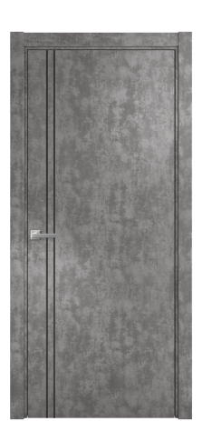 Дверь межкомнатная Slot 10-012 Цвет Айс какао Покрытие ПВХ ФАКТУРНЫЕ Наличник L 75 Цена 31200