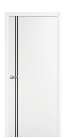 Дверь межкомнатная Слот 10-012 Цвет Белый Покрытие Эмаль  Наличник L 50 Цена 38275