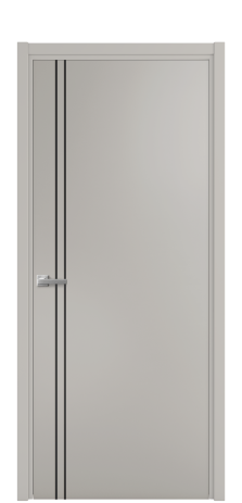 Дверь межкомнатная Слот 10-012 Цвет Серый Шелк Покрытие Эмаль  Наличник L 50 Цена 41525
