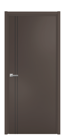 Дверь межкомнатная Слот 10-012 Цвет Коричневый Покрытие Эмаль  Наличник L 50 Цена 39408