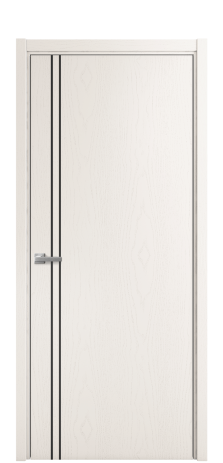 Дверь межкомнатная Слот 10-012 Цвет Ясень Молочный Покрытие Шпон крашеный  Наличник L 50 Цена 44475