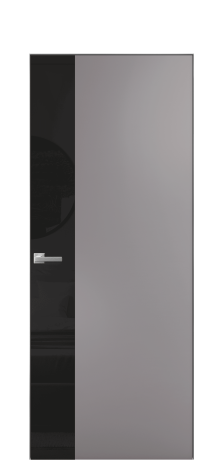 Дверь межкомнатная Vetro 19 Цвет Ирис Покрытие Эмаль  Наличник Скрытый короб хром Цена 61810