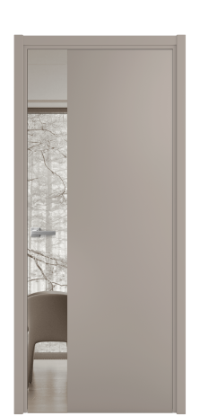 Дверь межкомнатная Ветро 19 Цвет Какао Покрытие Эмаль  Наличник L 50 Цена 50625