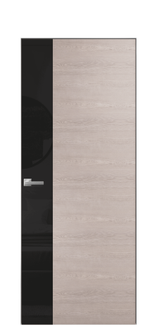 Дверь межкомнатная Ветро 19 Цвет Дуб Имбирь Покрытие Шпон натуральный  Наличник Скрытый короб хром Цена 53750