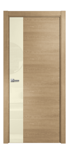 Дверь межкомнатная Ветро 19 Цвет Дуб Светлый Покрытие Шпон натуральный  Наличник L 75 Цена 55950