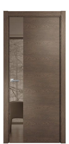 Дверь межкомнатная Ветро 19 Цвет Дуб Марракеш Покрытие Шпон натуральный  Наличник L 75 Цена 56700