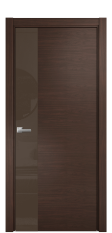 Дверь межкомнатная Ветро 19 Цвет Каштановый Орех Покрытие Шпон натуральный  Наличник L 75 Цена 60500