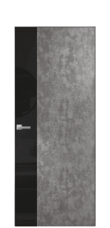 Дверь межкомнатная Vetro 19 Цвет Айс какао Покрытие ПВХ ФАКТУРНЫЕ Наличник Скрытый короб хром Цена 46050