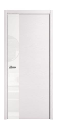 Дверь межкомнатная Ветро 19 Цвет Ясень Крем Покрытие Шпон крашеный  Наличник L 50 Цена 53075