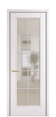 Дверь межкомнатная Сиена 10 Цвет Крем Покрытие ЭМАЛИ Эмаль Наличник  L 50 Цена 55223