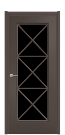 Дверь межкомнатная Сиена X3 Цвет Коричневый Покрытие Эмаль  Наличник L 50 Цена 53268