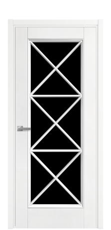 Дверь межкомнатная Сиена X3 Цвет Белый Покрытие Эмаль  Наличник L 50 Цена 46098