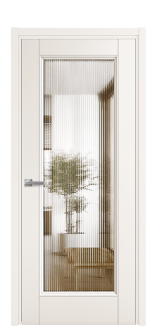 Дверь межкомнатная Savona Цвет Молочный Покрытие Эмаль  Наличник L 50 Цена 59975