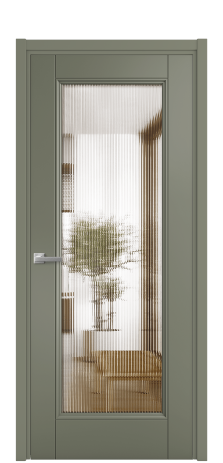 Дверь межкомнатная Savona Цвет Зеленый Покрытие Эмаль  Наличник L 50 Цена 51168